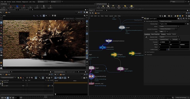 CGCircuit – Multi layered destruction in Houdini