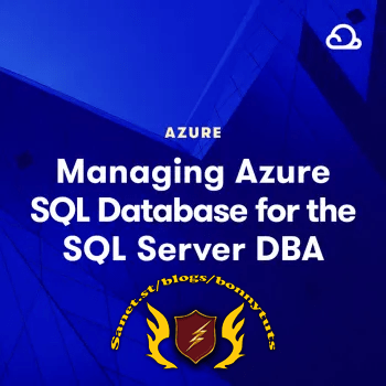 Acloud Guru – Managing Azure SQL Database for the SQL Server DBA