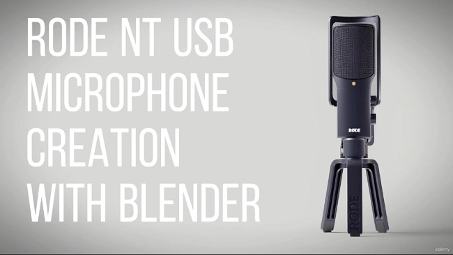 BLENDER: The Rode NT microphone creation masterclass