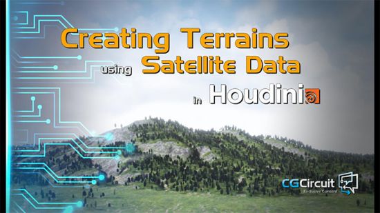 Creating Terrains using Satellite Data in Houdini