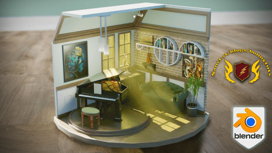 Blender 3 Beginners Step by Step Guide to Isometric Rooms