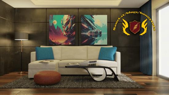 Rendering Modern Living Room in Blender