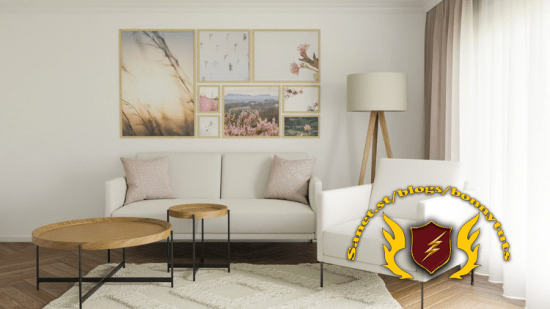 3D Visualization with Blender: Living Room Scene