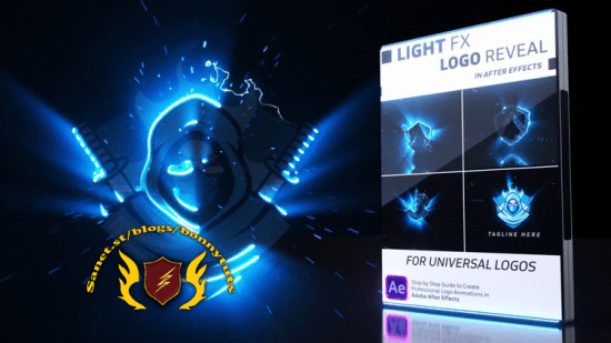 Motion Graphics : Light FX Logo Reveal in After Effects CC