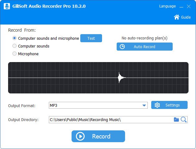 GiliSoft Audio Recorder Pro 12.1 x64 Multilingual
