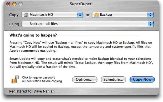 SuperDuper! 3.9 MacOSX