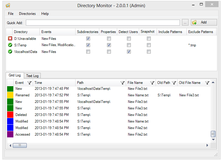 Directory Monitor Pro 2.9.9.18