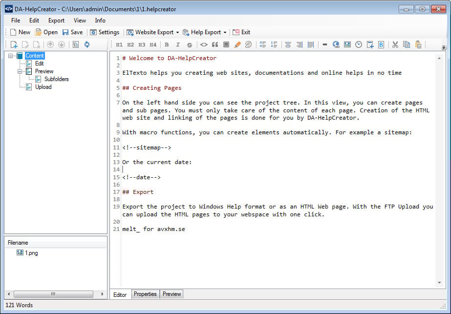 DA-Software HelpCreator 2.8.1