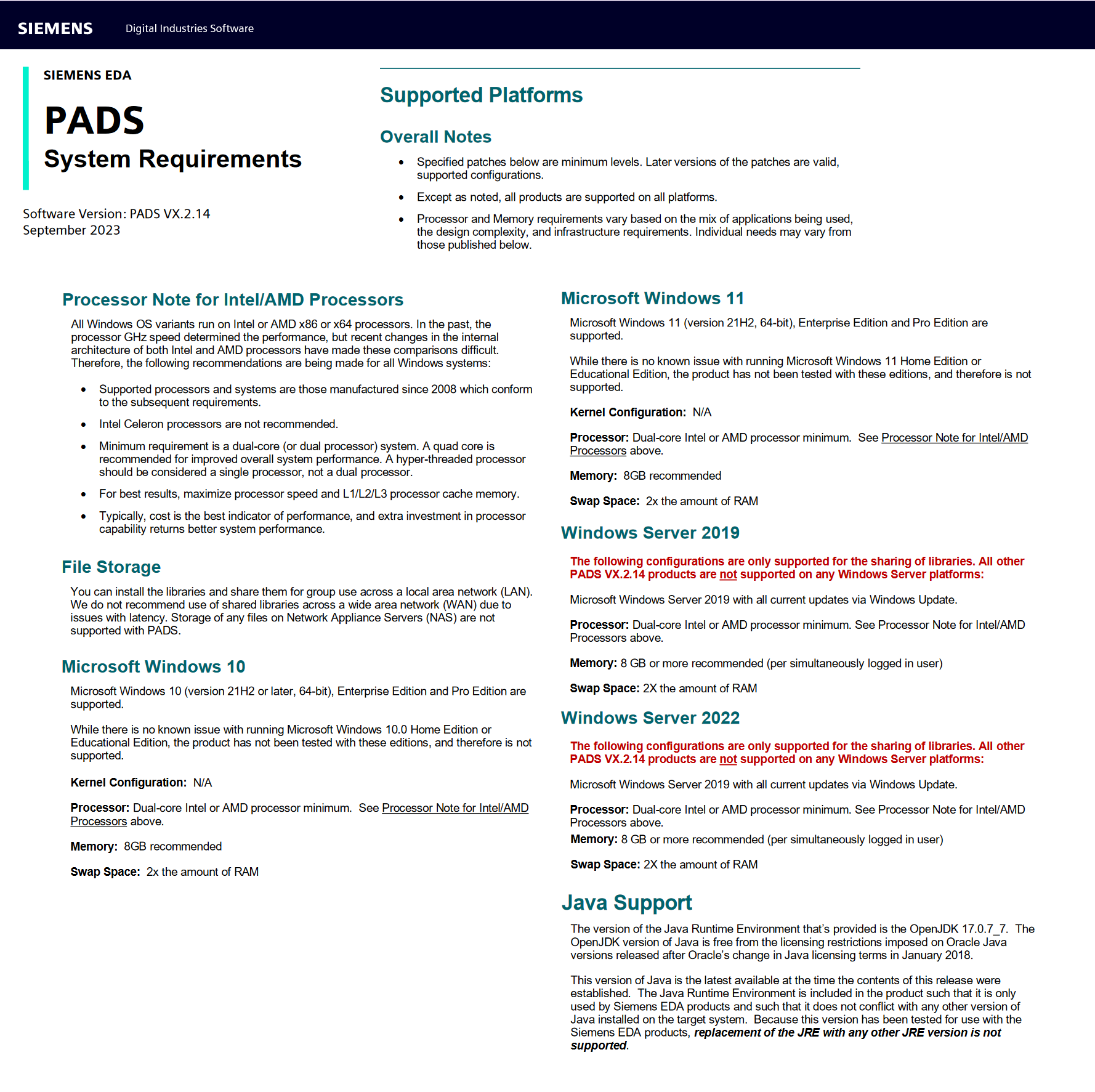 Siemens PADS Standard VX.2.14