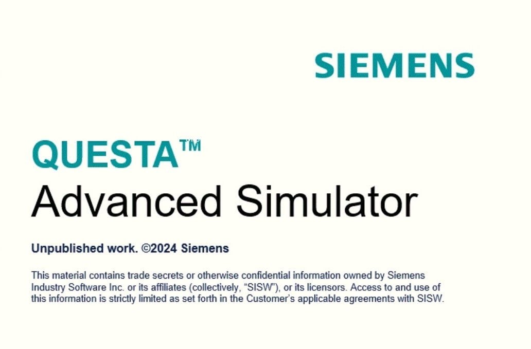 Siemens Questa Advanced Simulator 2024.1 (x64)