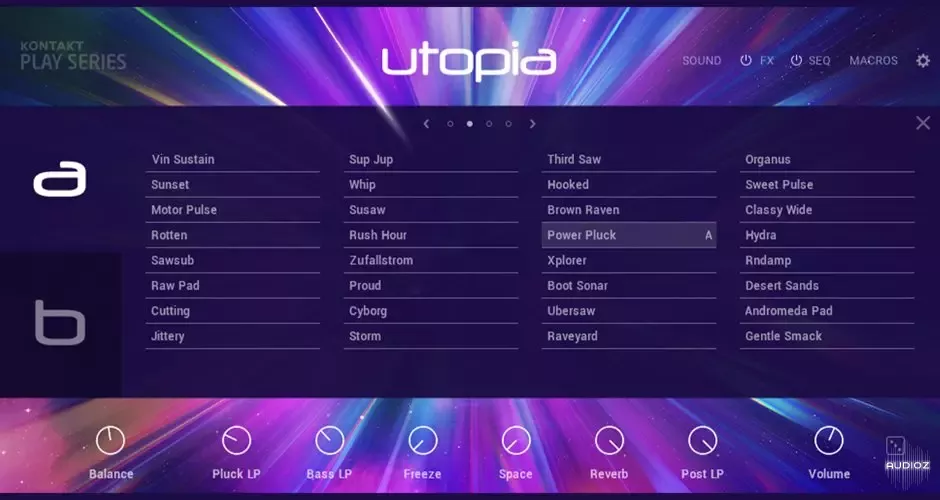 Native Instruments Play Series Utopia 2.0 Kontakt screenshot