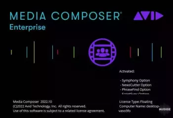 Avid Media Composer v2024.2 Trial Reset macOS screenshot