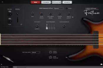 Impact Soundworks Shreddage 3 Fretless v1.2.2 KONTAKT screenshot