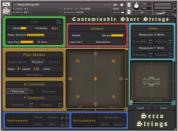 Ben Osterhouse Secco Strings v1.2 KONTAKT screenshot