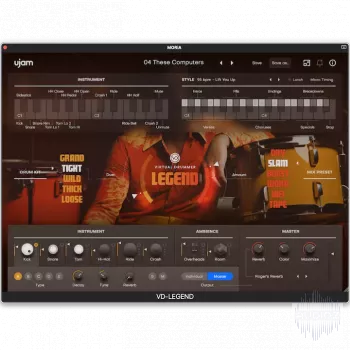 uJAM Virtual Drummer Legend v2.4.0 U2B Mac [MORiA] screenshot