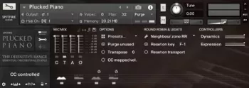 Spitfire Audio Plucked Piano v1.2 KONTAKT screenshot