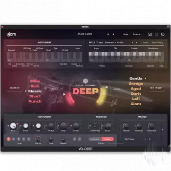 uJAM Virtual Drummer DEEP v2.5.0 Mac