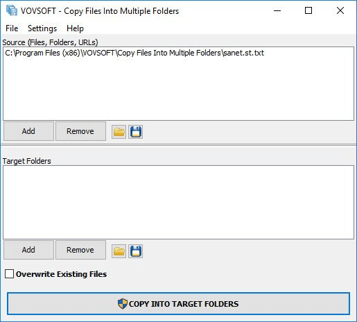VovSoft Copy Files Into Multiple Folders 6.9 Multilingual