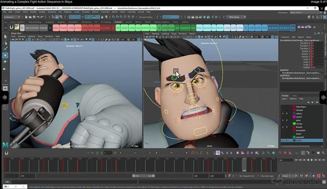 The Gnomon Workshop – Animating a Complex Fight Action Sequence in Maya