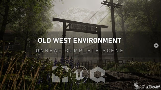 Artstation – Unreal Complete Scene – Old West Environment