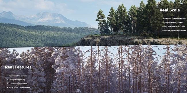 Unreal Engine Marketplace – RealBiomes Scots Pine Forest 1.2 Win