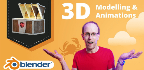 Skillshare – 3D Modelling & Animations in Blender for Absolute Beginners