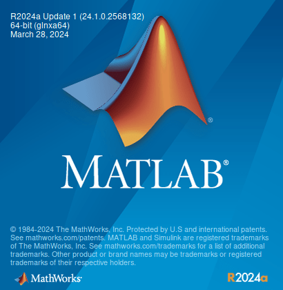 MathWorks MATLAB R2024a v24.1.0.2568132 Update 1 Only x64 LINUX