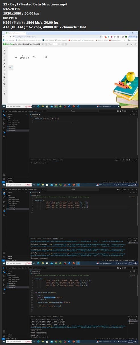 37 Days of Code: The Complete Course of Python 2024