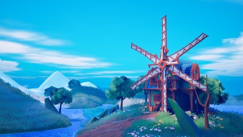 Learn Stylized Game Environment Creation : Blender And Ue5