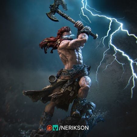 Nerikson – Ivar The Runic Warrior – 3D Model