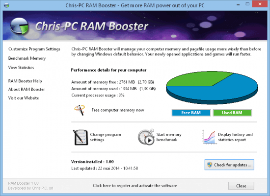 Chris-PC RAM Booster 7.24.0326