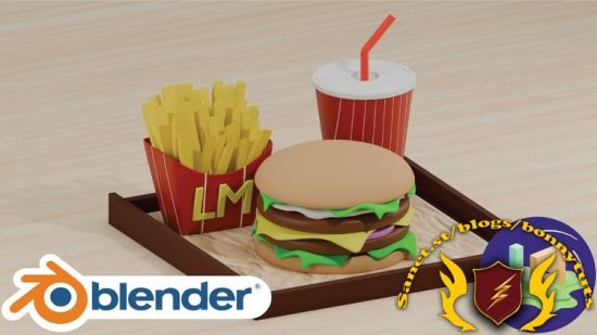 Blender : Burger Set