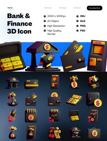 EE – IB – Bank & Finance 3d Icons EPB3CJ5