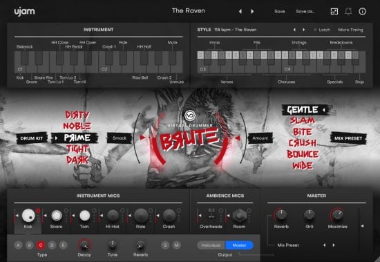 uJAM Virtual Drummer BRUTE 2.4.1 x64