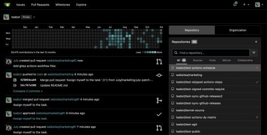 Gitea Enterprise 21.10.0 x64 Win/macOS/Linux