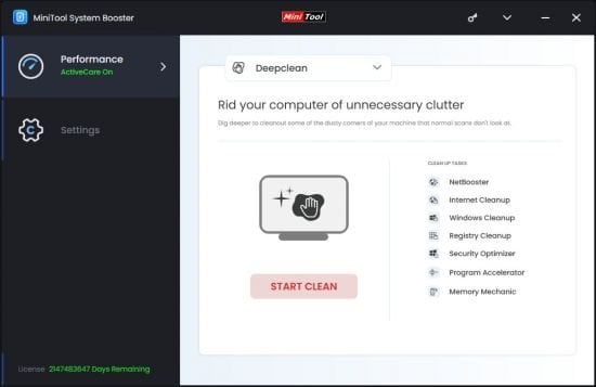 MiniTool System Booster 1.0.1.194 Multilingual