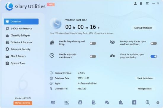 Glary Utilities Pro 6.9.0.13 Multilingual