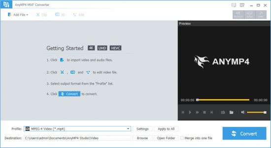AnyMP4 MXF Converter 8.0.16 Multilingual