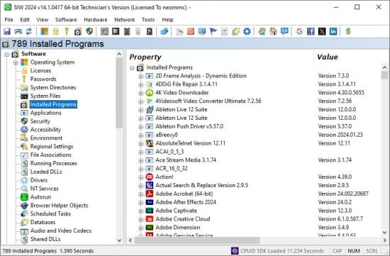 SIW 2024 v14.1.0417 Technician Multilingual