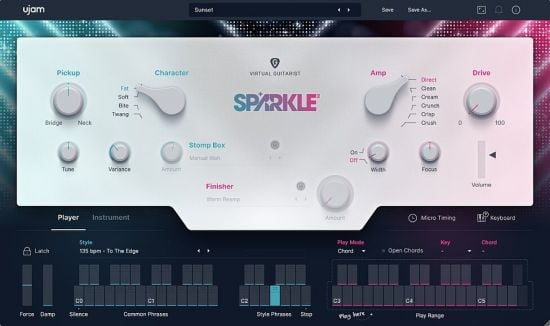 uJAM Virtual Guitarist SPARKLE 2 v2.3.0 MacOS