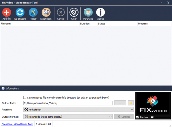 Fix.Video – Video Repair Tool 1.40
