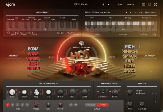 uJAM Virtual Drummer HOT v2.4.1