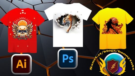 T-Shirt Design Bootcamp: Photoshop, Illustrator & Canva