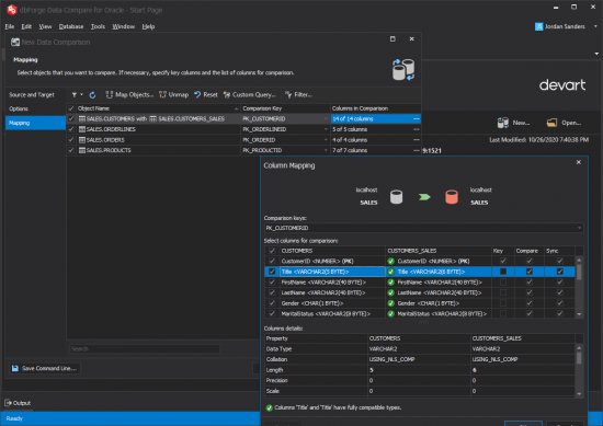 Devart dbForge Data Compare for Oracle 5.5.172