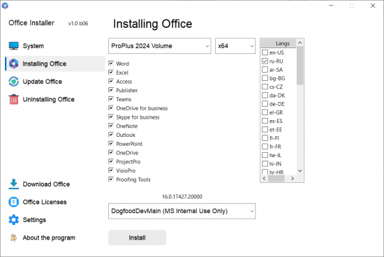 Office Installer 1.0 Final