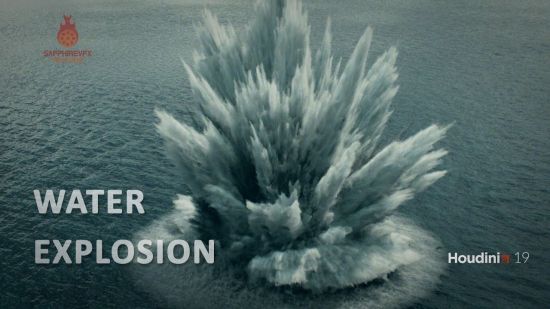 CGCircuit Water Explosion in Houdini