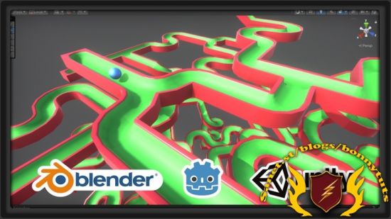 Game Making with Blender and Building in Unity and Godot