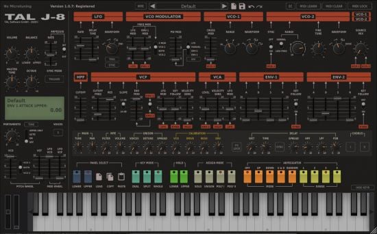 Togu Audio Line TAL-J-8 1.9.3 Win/Mac/Lnx