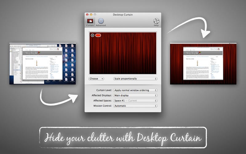 Desktop Curtain 3.2 MacOSX