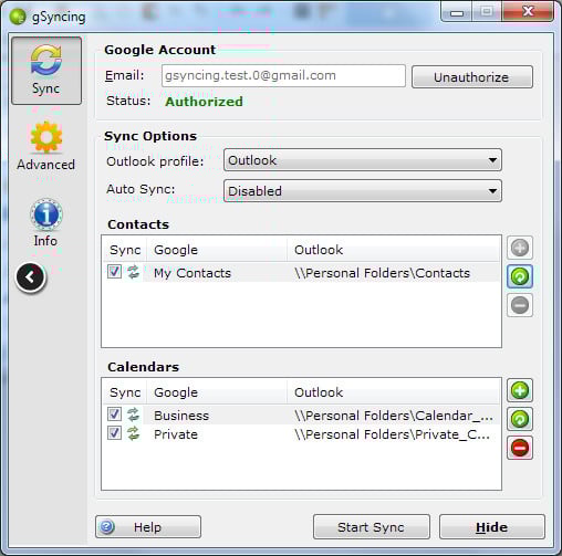 gSyncing 1.0.44.0